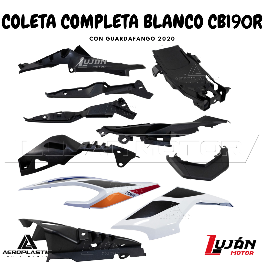 COLETA POST CB190R 2020 BLANCO C/STICKER