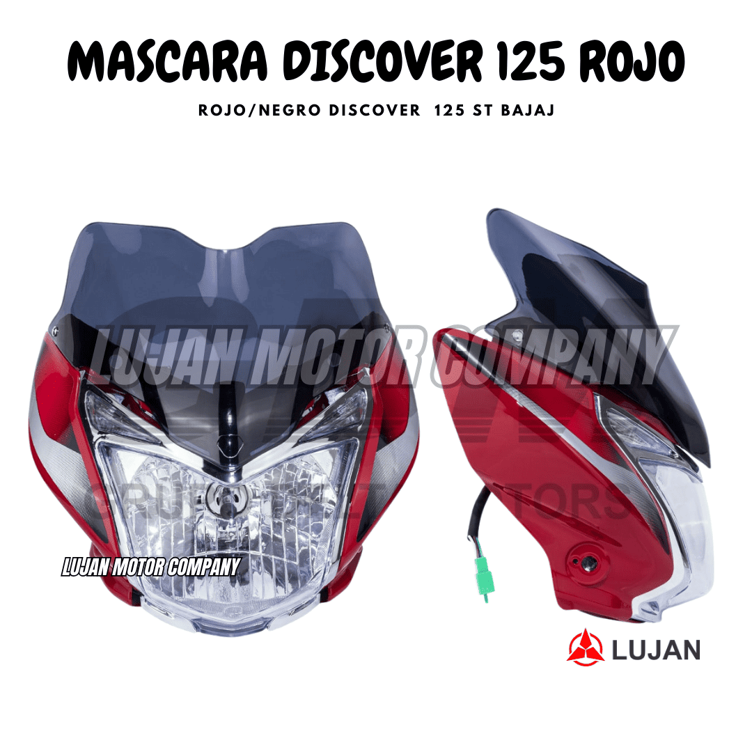 FARO CON MASCARA ROJO DISCOVER125 GDM