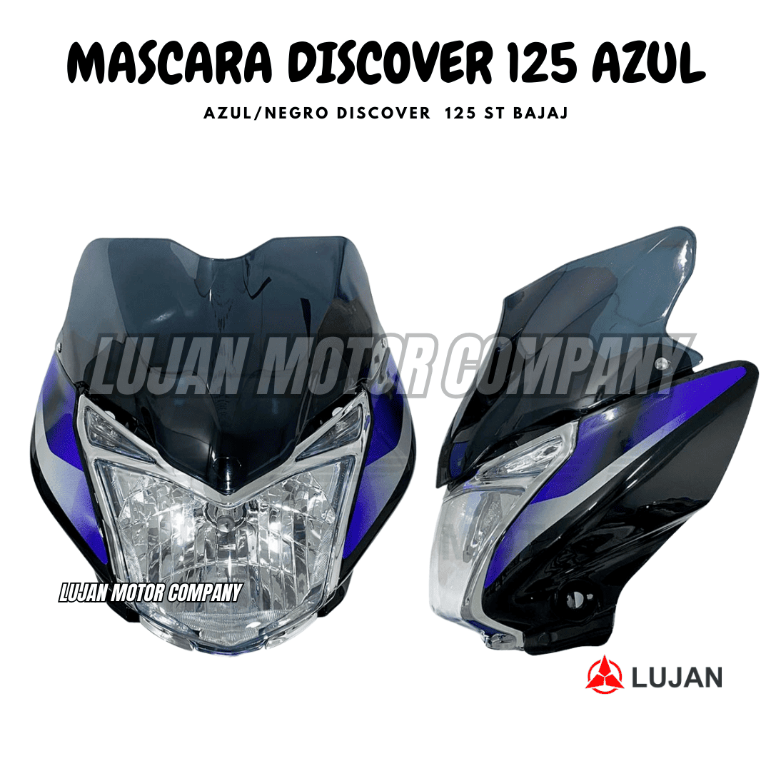 FARO CON MASCARA AZUL/NEGRO DISCOVER125 GDM