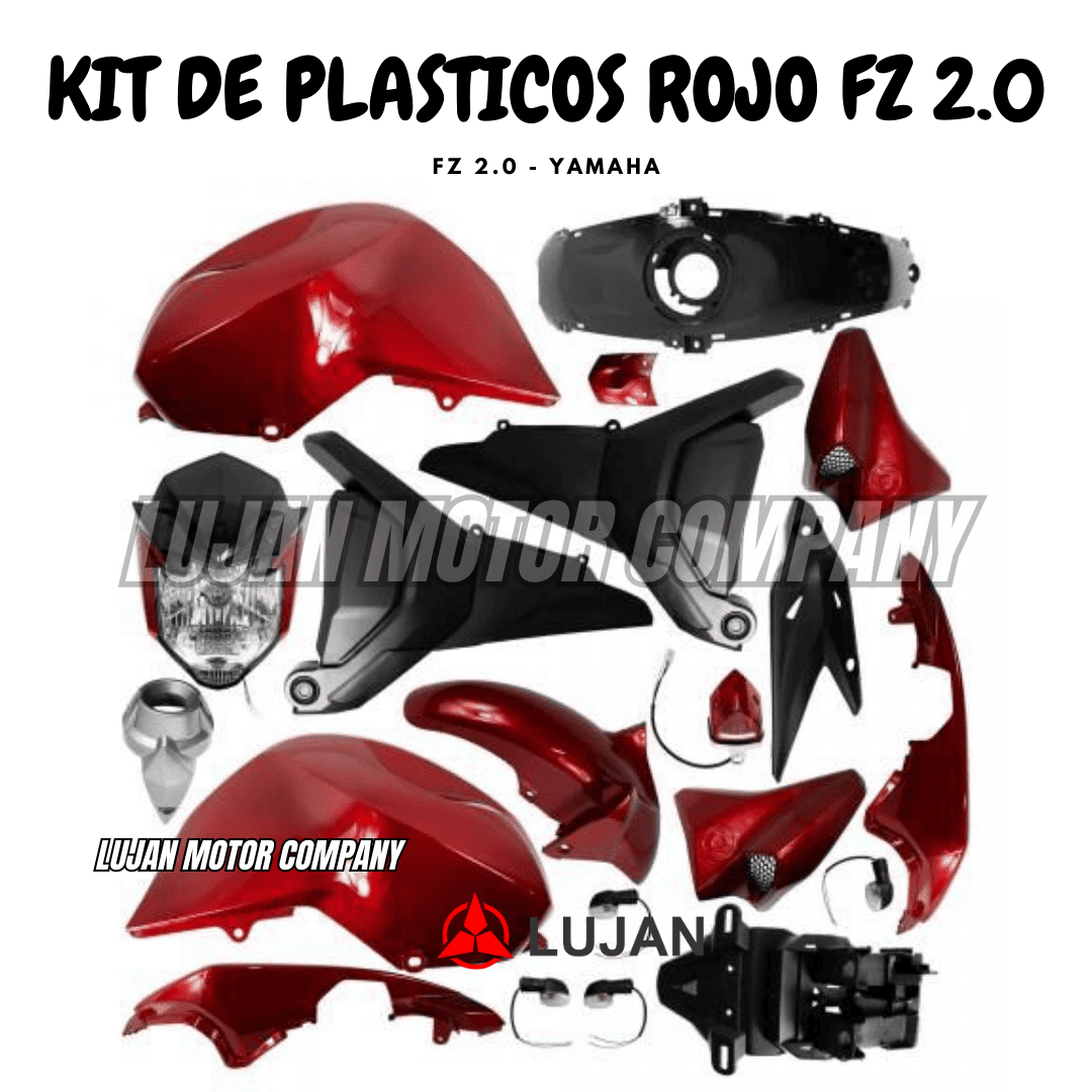 KIT PLASTICOS FZ 2.0 FI ROJO YAMAHA JH