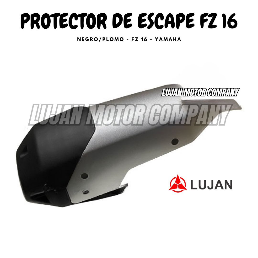 PROTECTOR DE ESCAPE 2 PZ NEGRO PLOMO FZ 16 YAMAHA