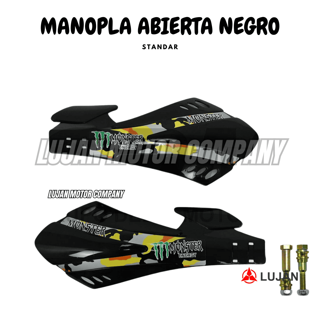 MANOPLA ABIERTA STD NEGRO GDM