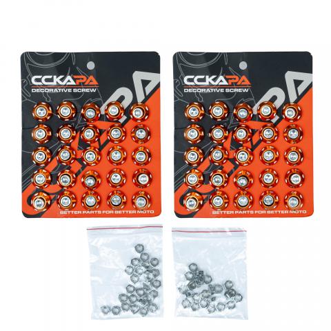 PERNO DECORATIVO NARANJA 1307 HEXAGONAL