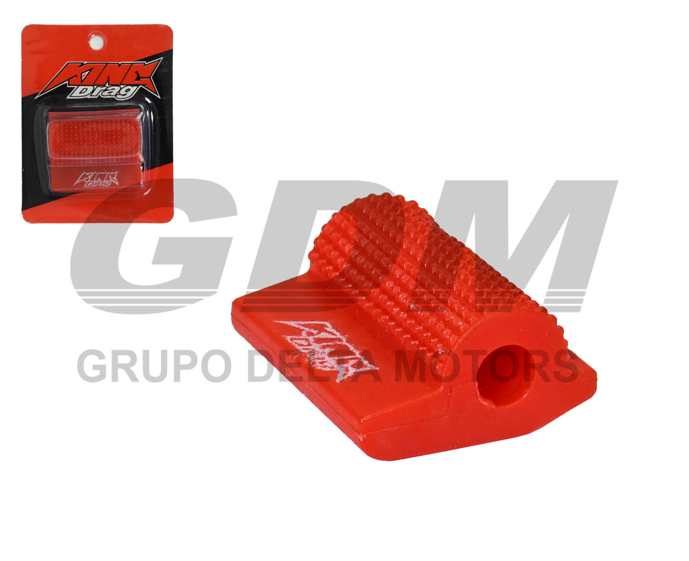 JEBE PEDAL DE CAMBIO ROJO CUADRADO HAISSIKY